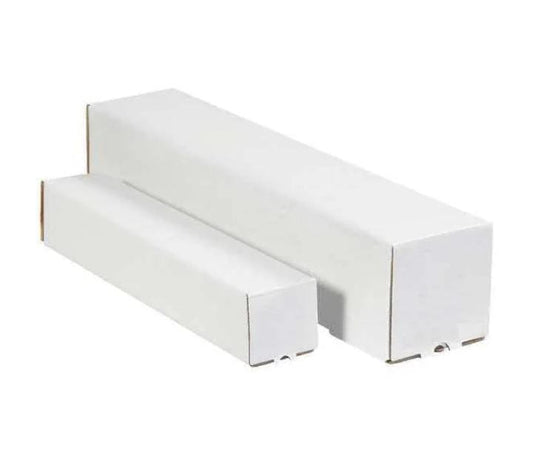 Square Mailing Tubes, 4" x 4" x 37", White, 50/Bundle