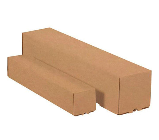 Square Mailing Tubes, 5" x 5" x 18", Kraft, 25/Bundle