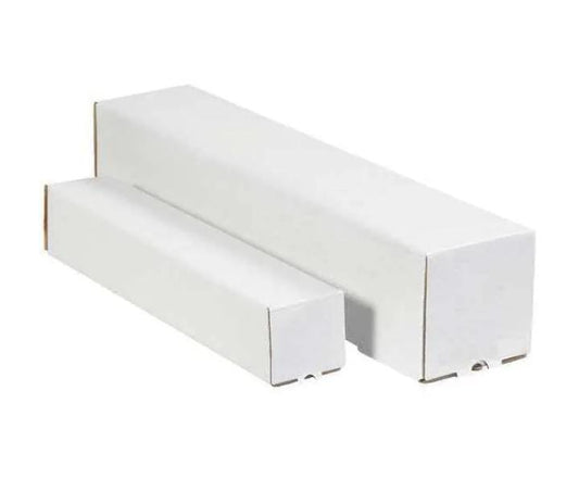 Square Mailing Tubes, 5" x 5" x 30", White, 25/Bundle