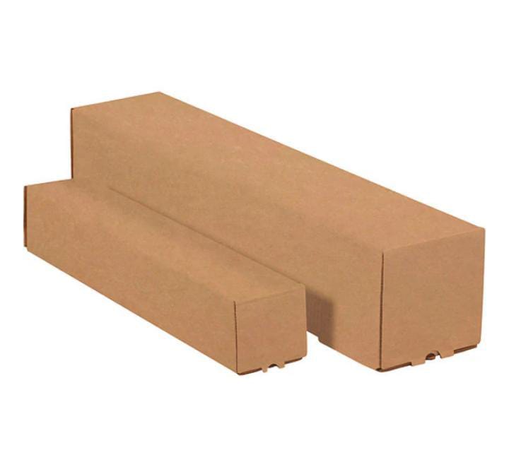 Square Mailing Tubes, 5" x 5" x 37", Kraft, 25/Bundle