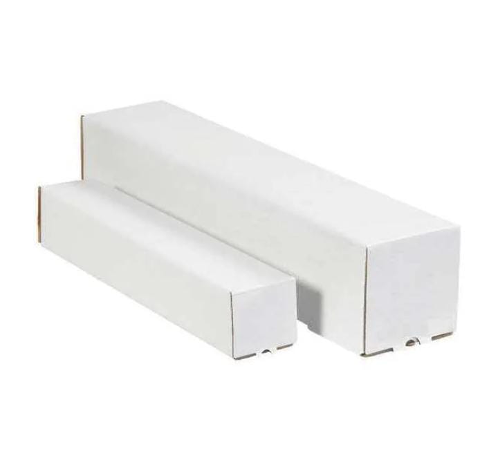 Square Mailing Tubes, 5" x 5" x 37", White, 25/Bundle