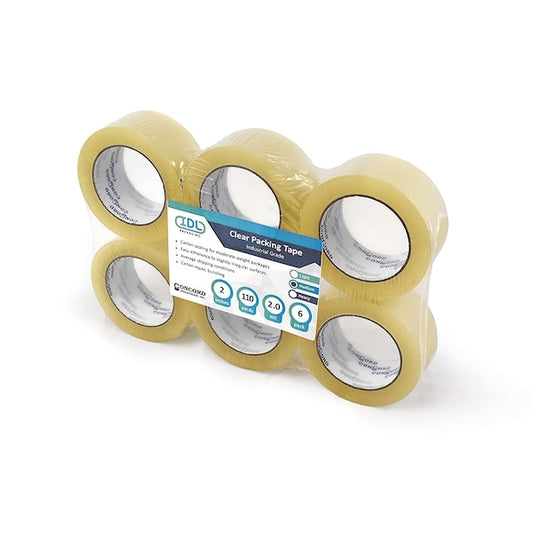 Concord Packaging Tape, 2"x110 Yd., 2.0mil, PK36