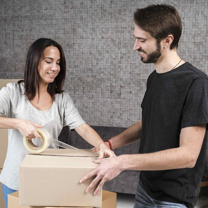 2in x 110 yd Sealing Tape 3.1 mil, Clear Packing Tape for Carton Sealing, Moving, Packing, 3PK