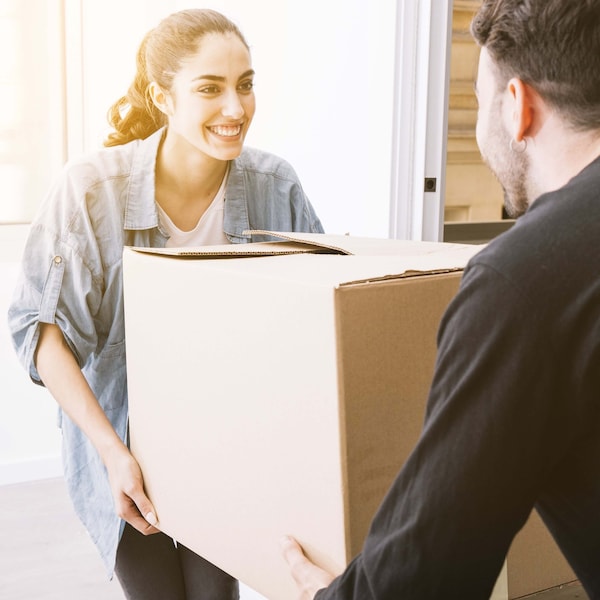 12L x 12W x 10H Corrugated Boxes for Shipping or Moving, Heavy Duty, 10PK