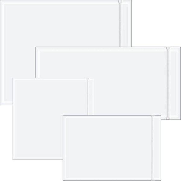 8 x 10 in. 2 Mil Poly Resealable Clear Face Document Envelopes