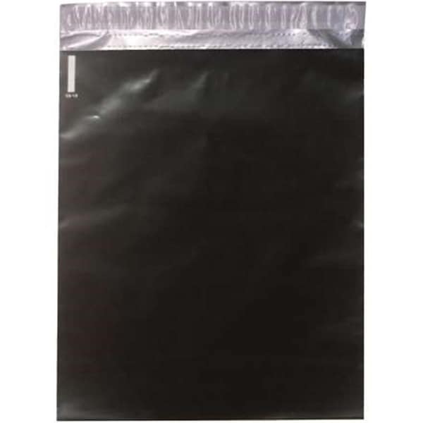 12 x 15.5 in. Black 2.5 Mil Polyethylene Mailers