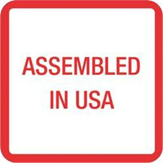 Tape Logic USA303 1 x 1 in. Assembled in U.S.A. Labels - Red; White & Blue - 500 per Roll