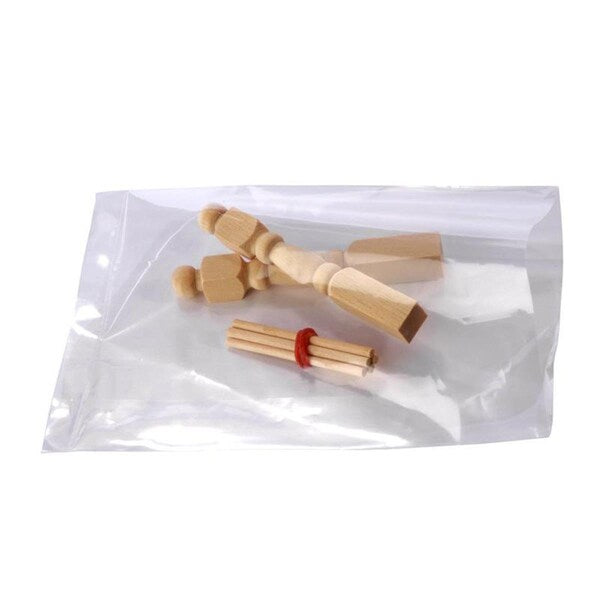 52 x 60 in. 3 Mil Flat Poly Bags; Clear