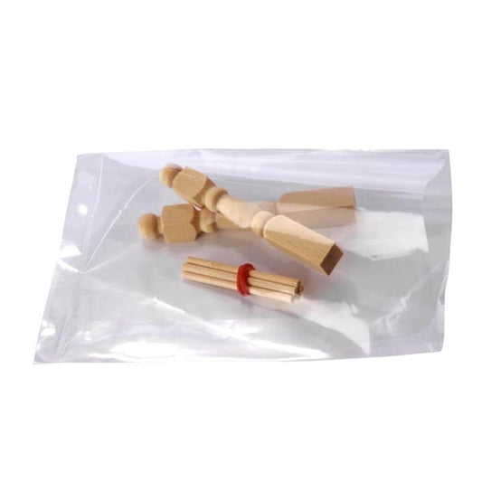 56 x 60 in. 3 Mil Flat Poly Bags; Clear