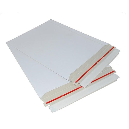 9 x 11.25 in. Do Not Bend Flat Mailers; White