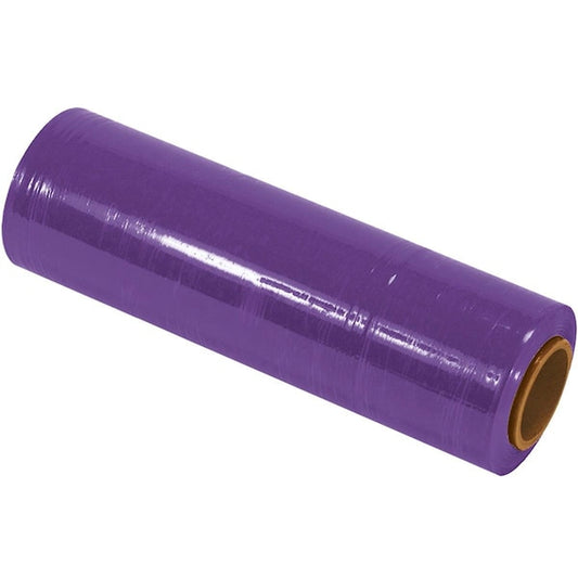 18 in. x 1500 ft. 80 Gauge Cast Hand Stretch Film; Purple