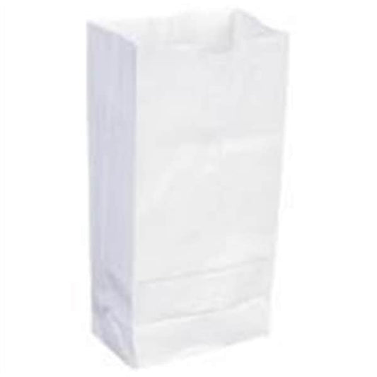 Duro 51025 8.25 x 5.25 x 18 in. Tall White Paper Bag; 25 lb - Case of 500