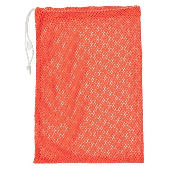 12 x 18 in. Mesh Equipment Bag; Orange
