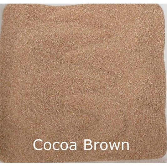 Scenic Sand 514-41 25 lbs Activa Bag of Bulk Colored Sand; Cocoa Brown