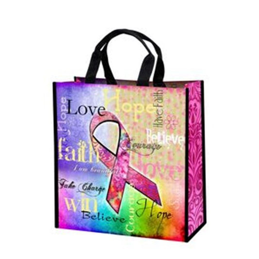 Polypropylene Hope Print Shopping Bag Black
