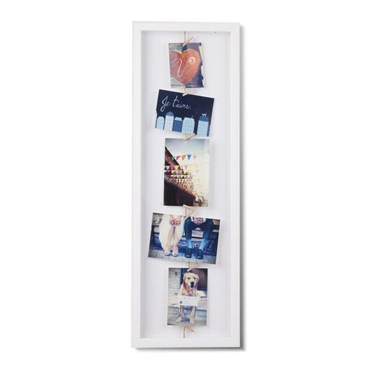 Umbra 311020-660 Clothesline Flip Photo Display - White