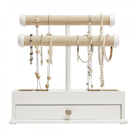 Mele & Co 00151S18 Ivy Jewelry Box & Organizer in White