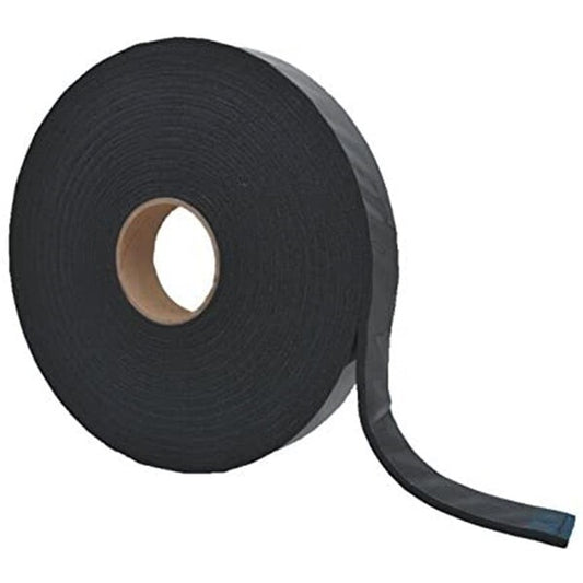 0.25 x 1.5 in. x 30 ft Cap Tape Black with Mylar