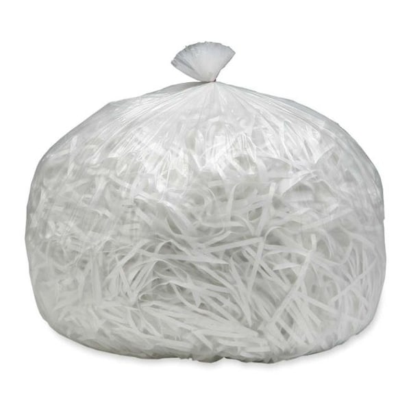 36 x 39 in. Heavy Duty Shredder Bag; Clear