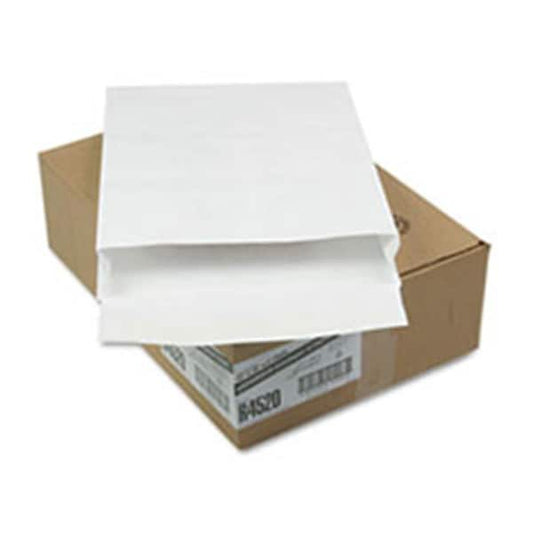 QUA Tyvek Expansion Mailer; White - 12 x 16 x 2 in. - 100 Per Case