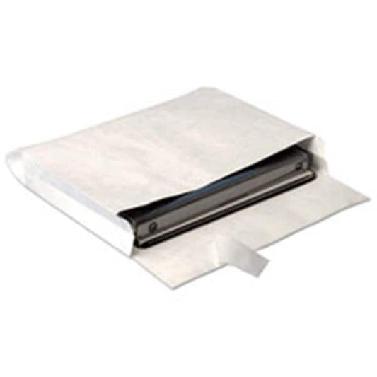 QUA Tyvek Booklet Expansion Mailer; White - 10 x 13 x 2 in. - 100 Per Case