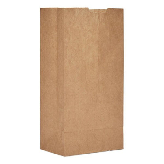 BAGGX4500 5 x 9.75 in. Kraft Grocery Paper Bags 500 Bags