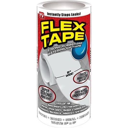 Swift Response 225127 8 in. x 5 ft. Flex Tape - White