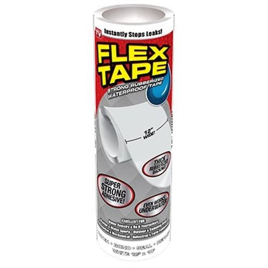 Swift Response 225128 12 in. x 10 ft. Flex Tape - White