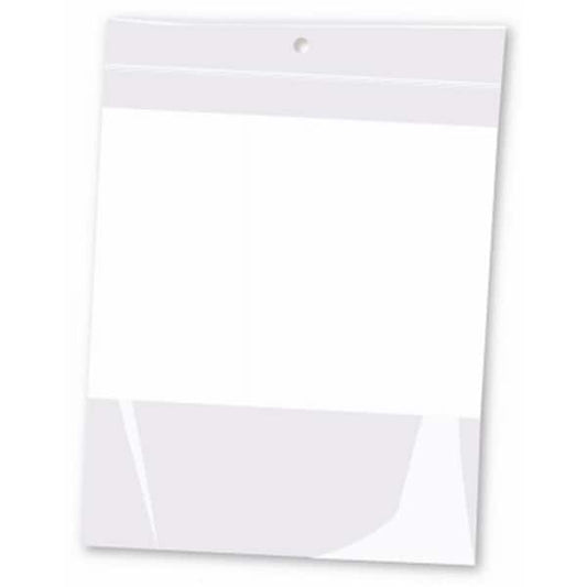 6 x 8 in. 2 Mil Zip Lock Type Plastic Bag with Hang Hole