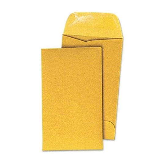 Universal 35302 Kraft Coin Envelope; No.5; Light Brown; 500-Box