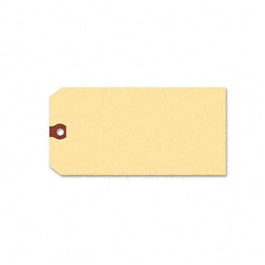 Unstrung Shipping Tag with Reinforced Eyelet Paper 6-1/4 x 3-1/8 Manila