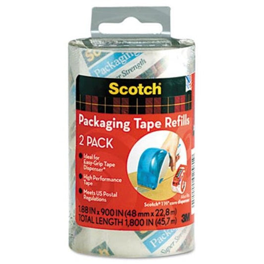 3M DP1000RF6 Refill Rolls for DP-1000 Easy Grip Tape Dispenser 1.88 x 900 6 Rolls/Pk
