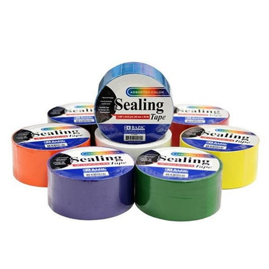 Bazic 1.88in X 54.6 Yards Color Packing Tape Pack OF 48