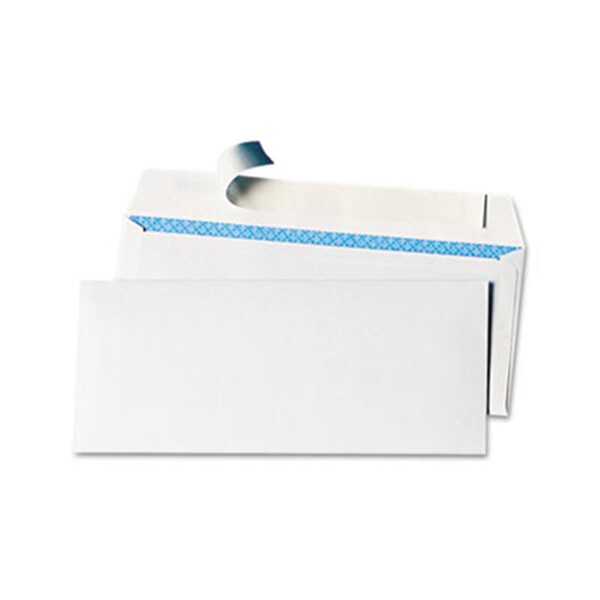 Pull & Seal Business Envelope- Security Tint- #10- White, 100PK