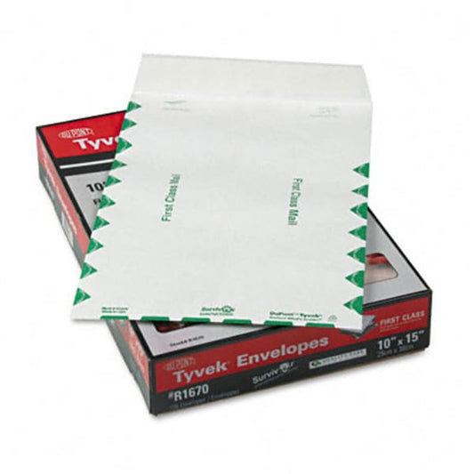 Tyvek USPS First Class Mailer Side Seam 10 x 15 White, 100PK