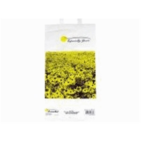 Bedside Bag- Plastic - Twin-Tape Tabs- Single Color Nature Design- 6.5 In. X 12 In. X 3 In.