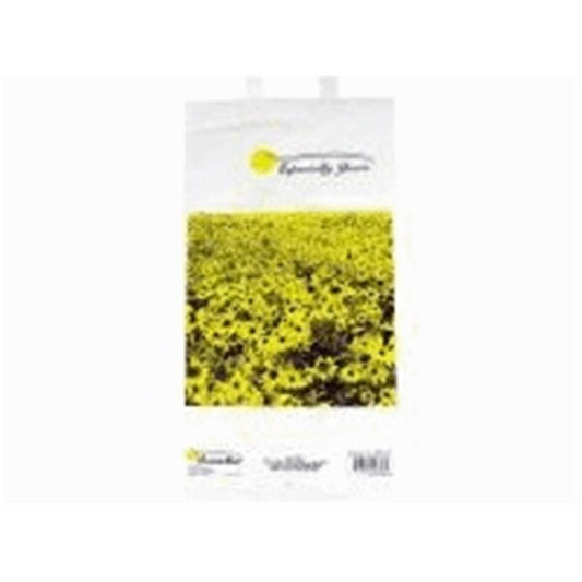 Bedside Bag- Plastic - Twin-Tape Tabs- Single Color Nature Design- 6.5 In. X 12 In. X 3 In.