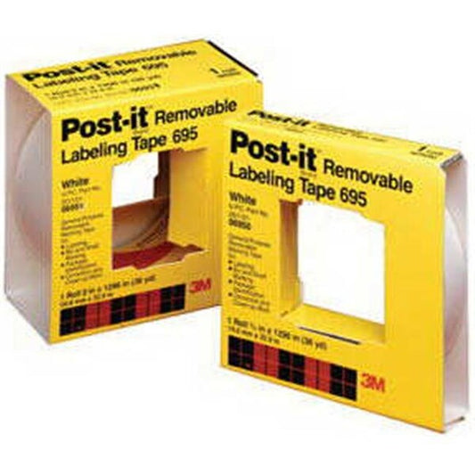 3M Company MM06951 2 Inch By 36 Yards Sticky note Labeling Tape - White
