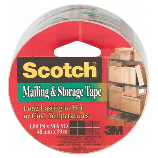 3m 2in. x 55 Yds Clear Scotch Super Packaging Tape 3650