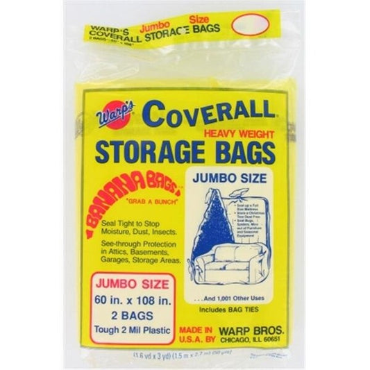 Warp Brothers CB-60 2 Count 60 in. X 108 in. Banana Bags Storage Bags