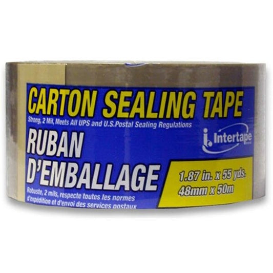 Intertape 2in. x 55 Yds Clear Carton Sealing Tape 9852 CLR