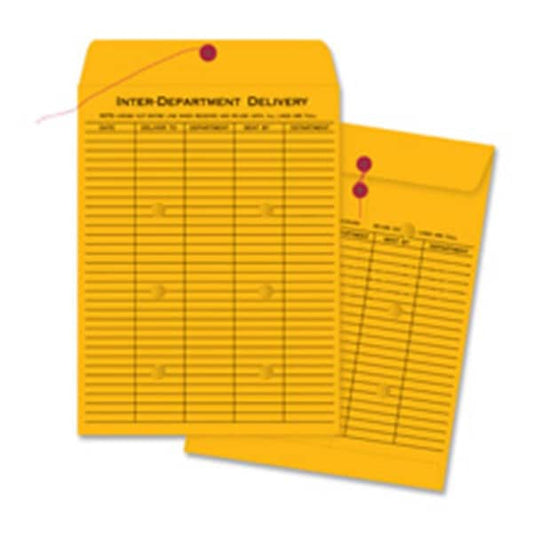 Envelopes- Interdepartmental- Two-sided- 10in.x13in.- 100-CT- Kraft