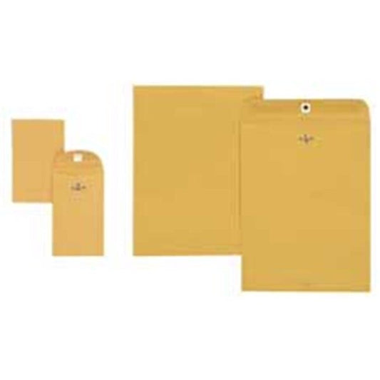 Gummed Clasp Envelope- 28Lb- 9-.25in.x14-.50in.- Kraft