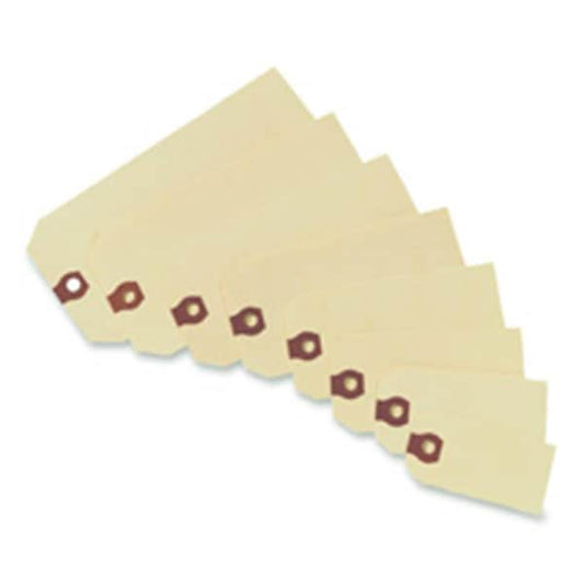 Consumer Products Shipping Tags- No 5- Plain- 4-.75in.x2-.38in.- Manila