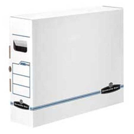 Fellowes Mfg. Co. FEL00650 Storage Boxes For X-Ray- 5-.25in.x18-.75in.x14-.88in.- White-Blue