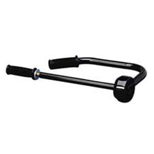 Handheld Dispenser- for Stretch Wrap Film- Aluminum- Black