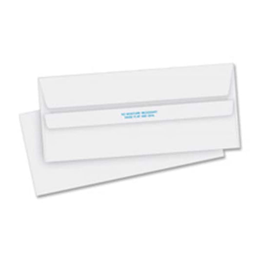 Self-Seal Envelopes- Reg- Plain- 4.13 in. x 9.5 in.- 500-BX- WE