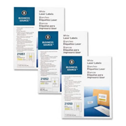 Mailing Label- Laser- 1 in. x 2.63 in.- 3000-PK- White