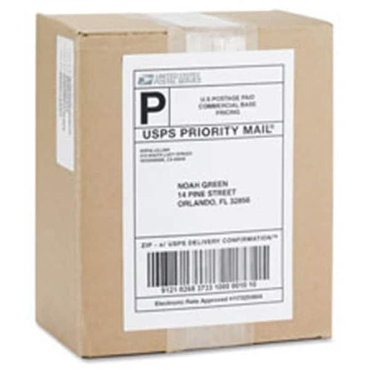Mailing Laser Labels, Perm Adhesive, 5.5 in. x 8.5 in., White