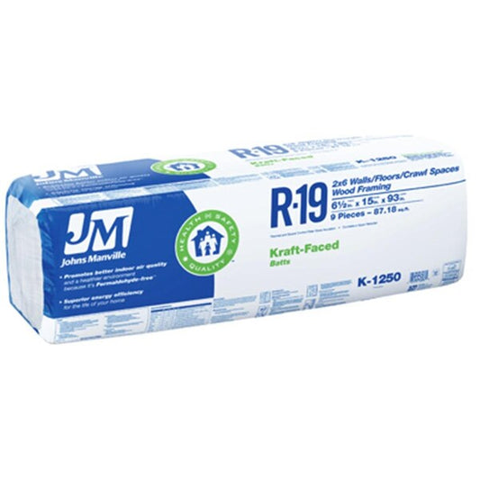 90005453 R19 15 x 93 in. Kraft Batt